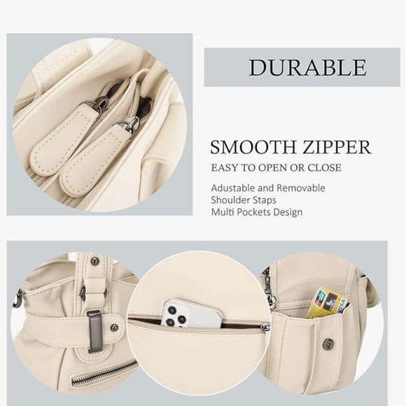 Large shoulder bag - practical and stylish - Picture 5 of 8